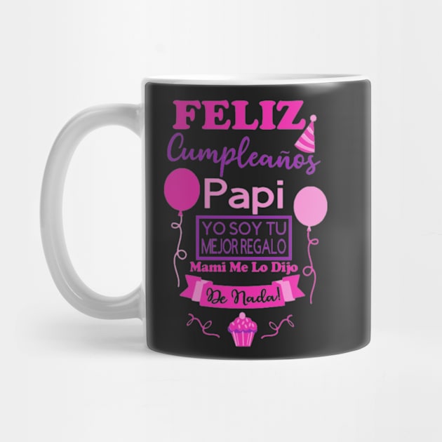 Feliz Cumpleanos Papi Baby Onesie by SunshneSurvival